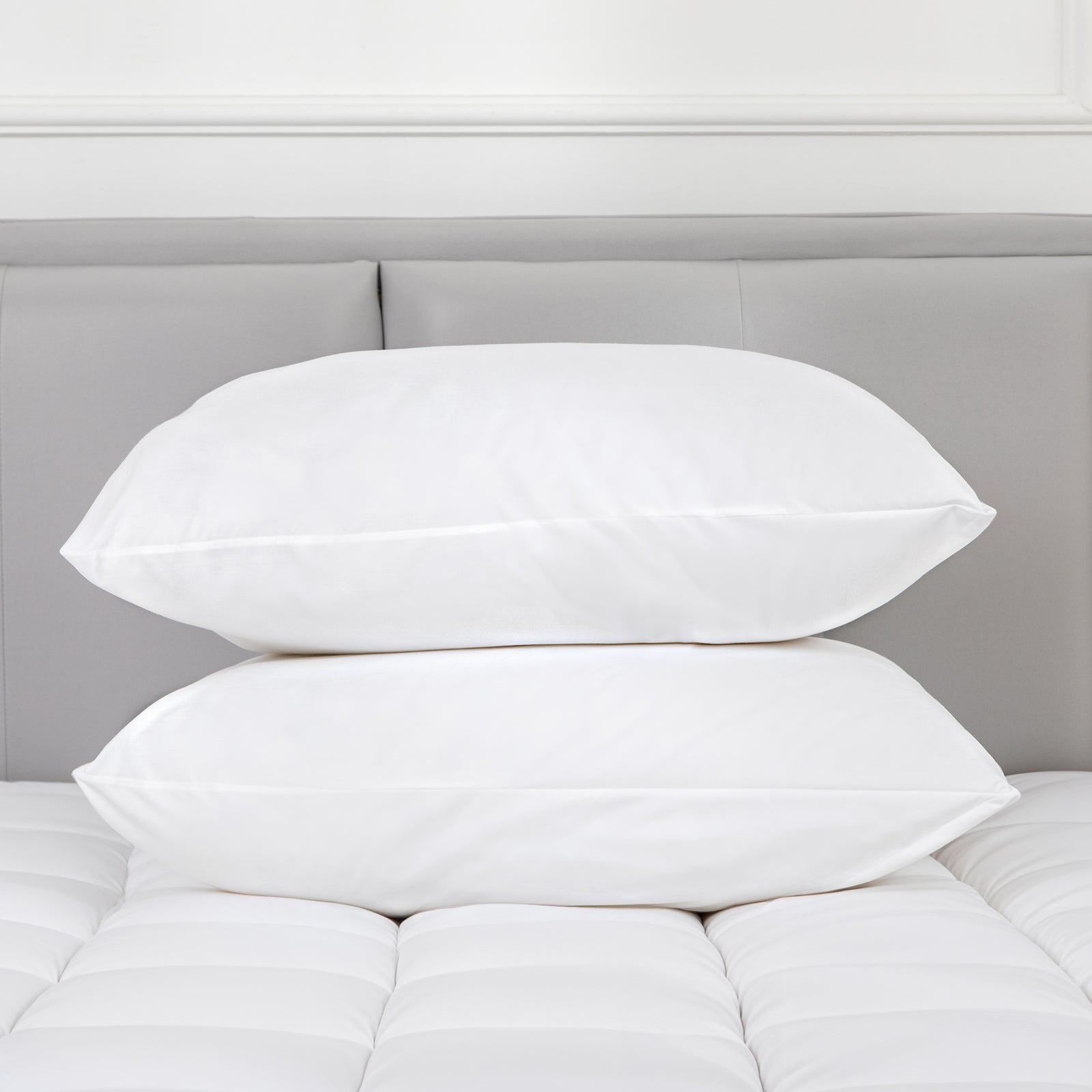 Nova Cotton Pillows – White – Set of 2