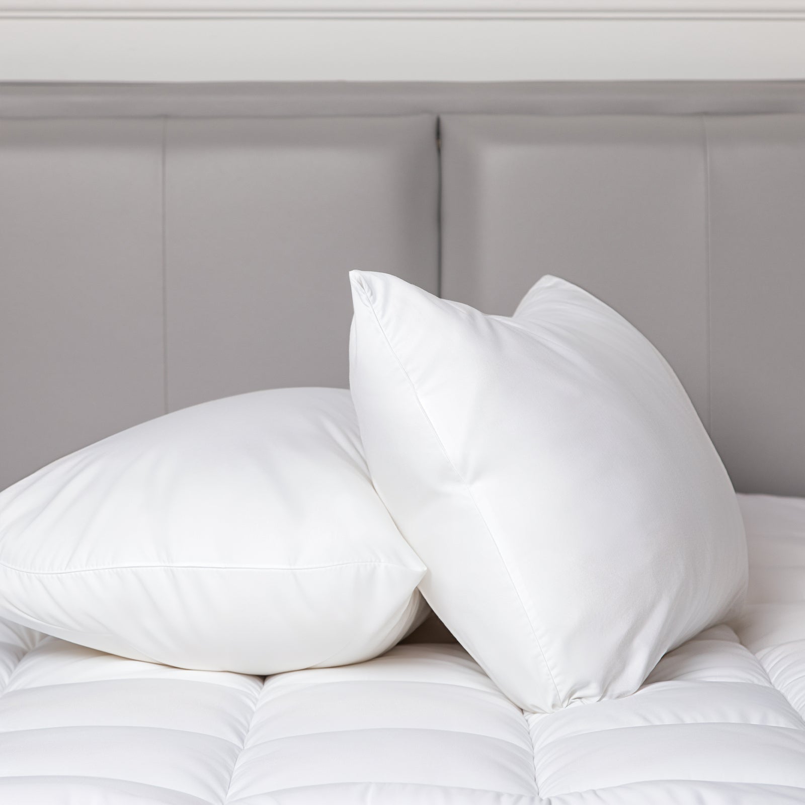 Nova Cotton Pillows – White – Set of 2