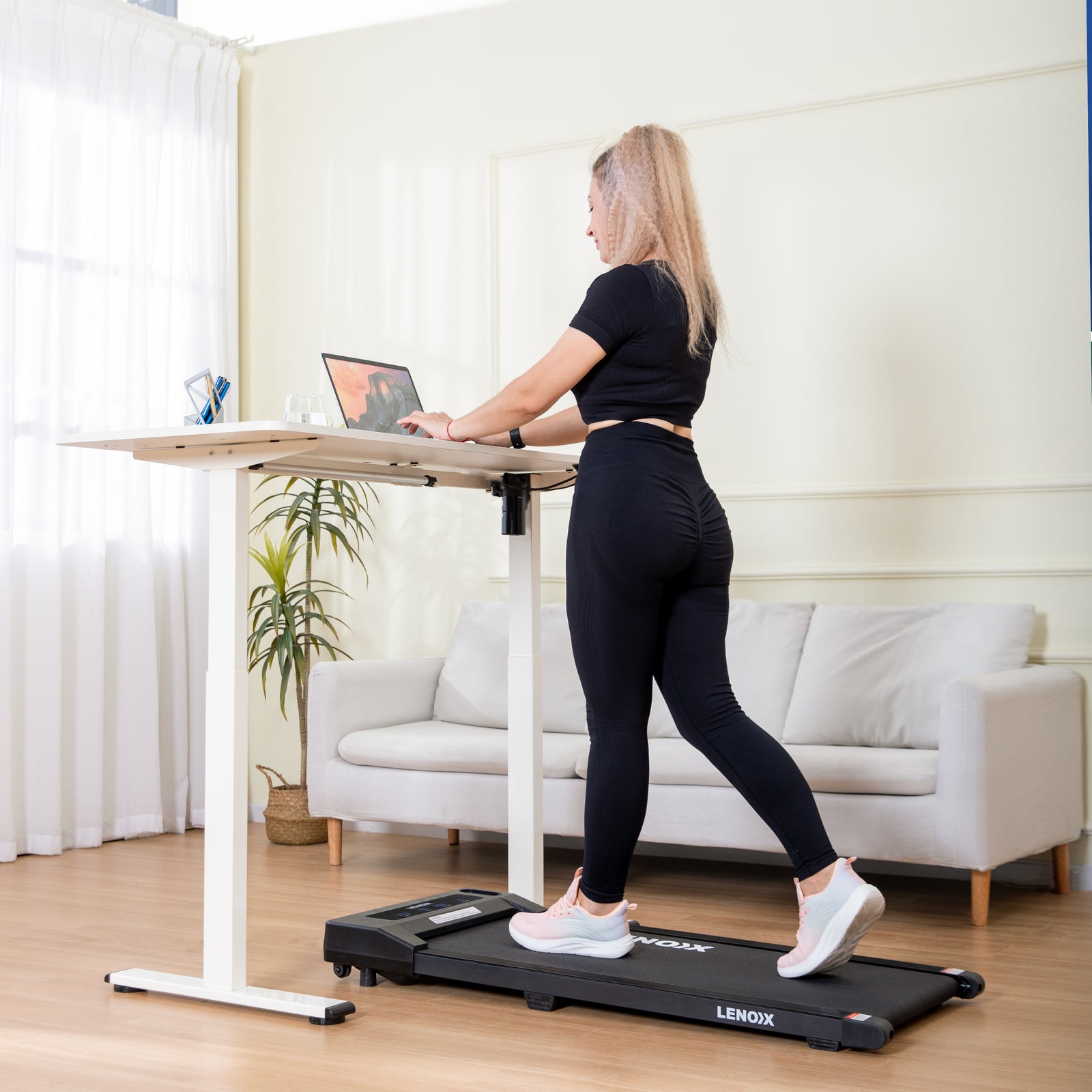 Vigor Electric Walking Pad Treadmill – Grey – 52 cm