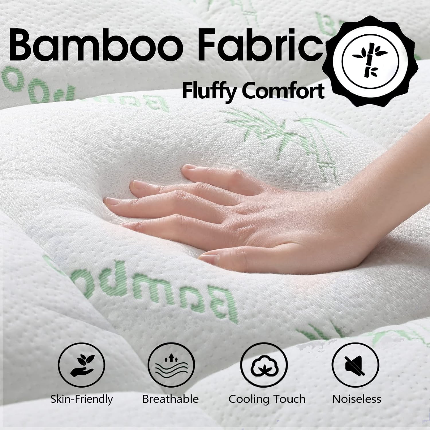 Serenity Soft Mattress – White – Queen