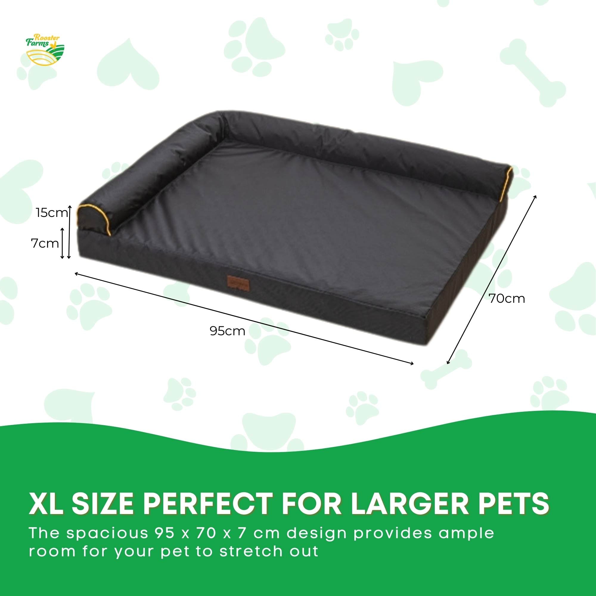 Kairo Orthopaedic Dog Bed – Grey – XL