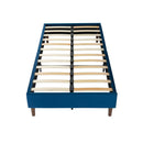 Vienna Velvet Bed Frame – Blue – Double