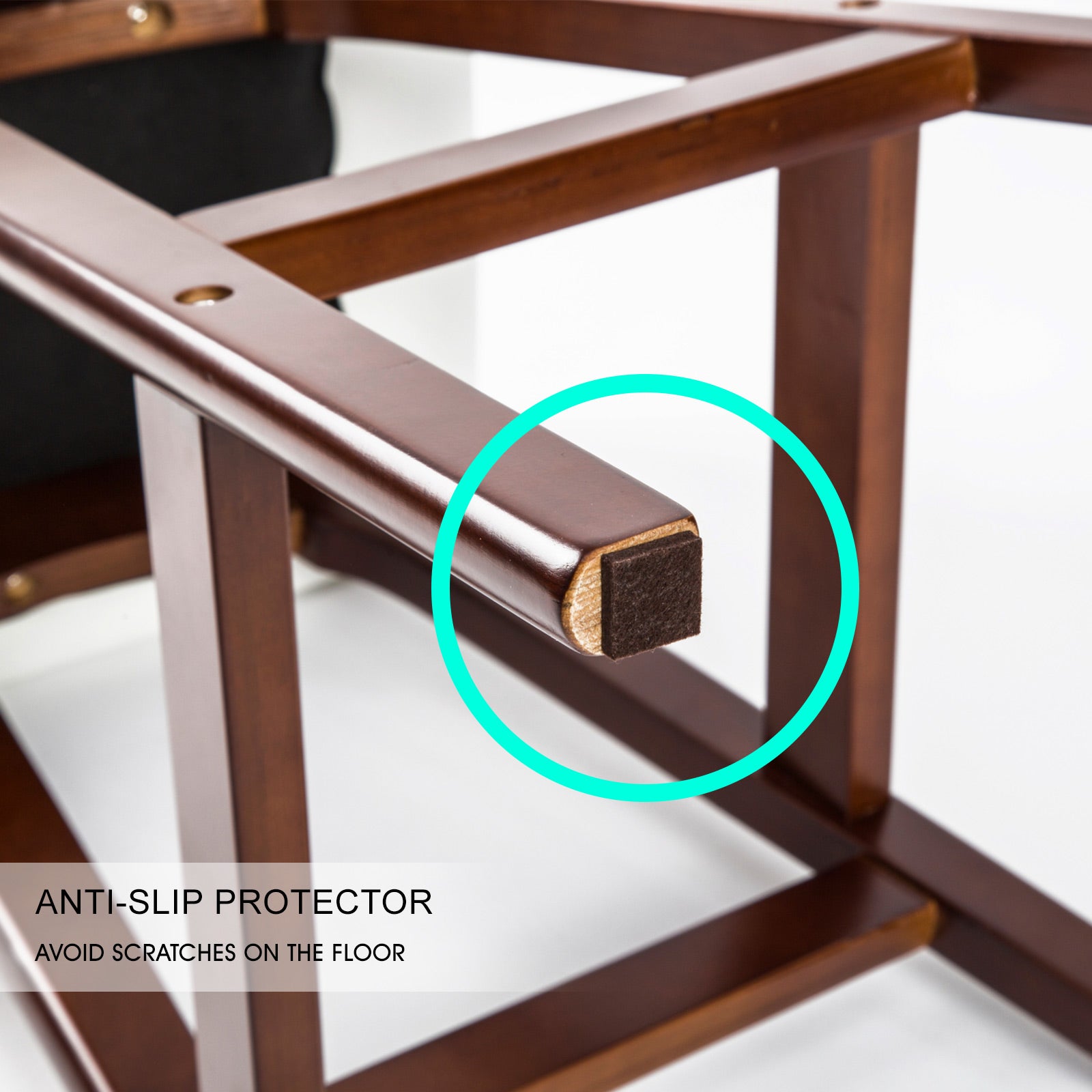 Sophia Leather Bar Stools – White – Set of 2