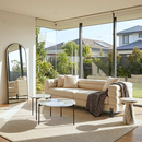 Bianco Nested Coffee Table Set - White Marble Stone