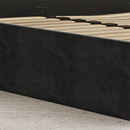 Aurelia Velvet Gas Lift Storage Bed Frame – King