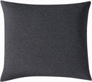 Rowan 100% Jersey Cotton Soft Breathable Fabrication Stretch European Pillowcase - Black Marble