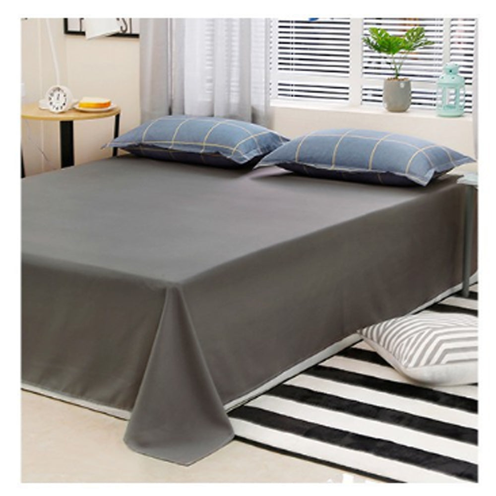 Meridian Plaid Quilt Cover Set – Blue – King