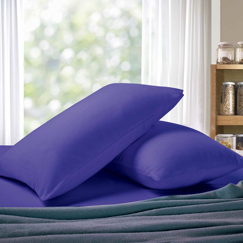 Haven 1000TC Ultra Soft Pillowcases – Blue – King Set of 2