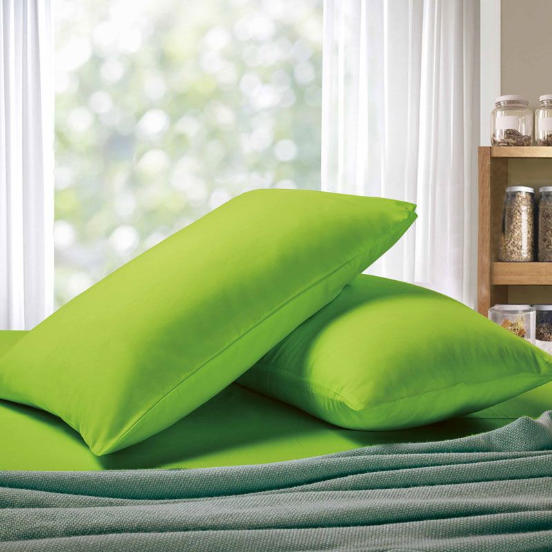 Arlo 1000TC Ultra Soft Pillowcases – Green – King Set of 2