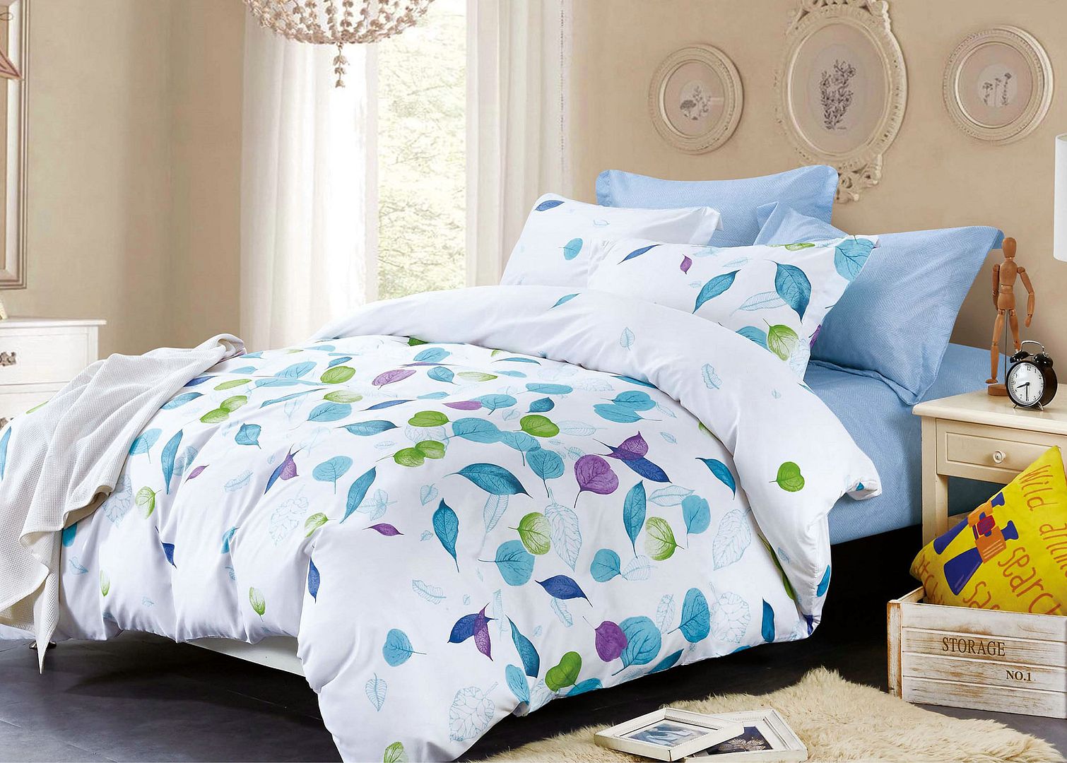 Leaves Duvet Quilt Cover Set – King