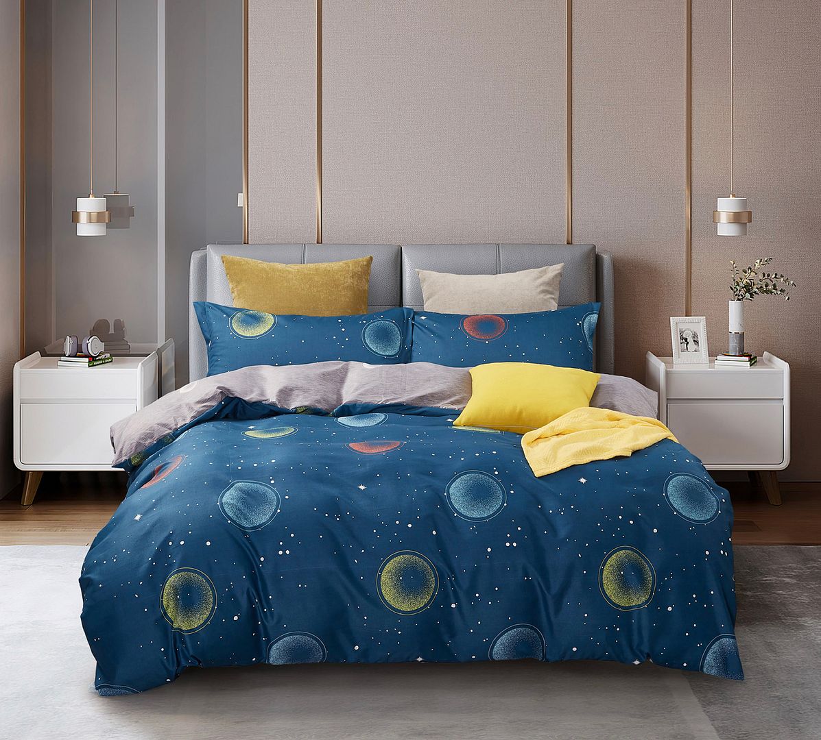 Bubbles Quilt/Duvet Cover Set – King