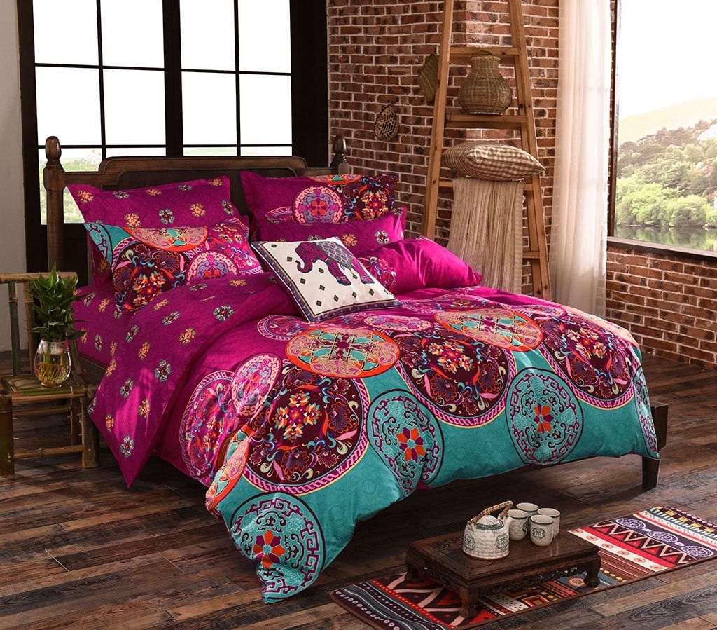 Mandala Duvet Quilt Cover Set – Queen
