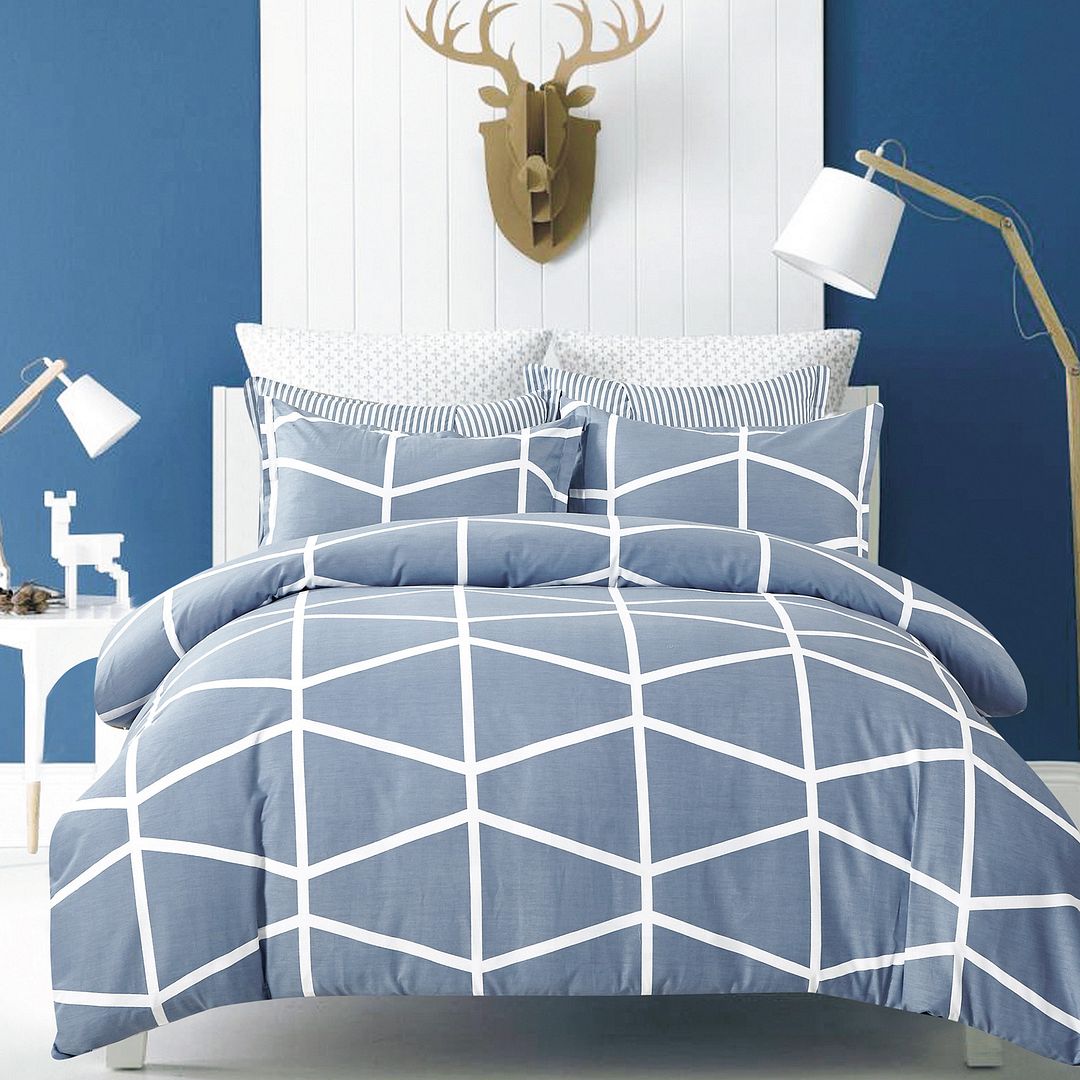 Moreton Quilt Cover Set – Multi – Super King