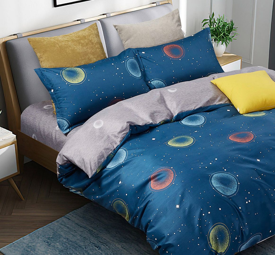 Bubbles Quilt Cover Set – Multi – Super King