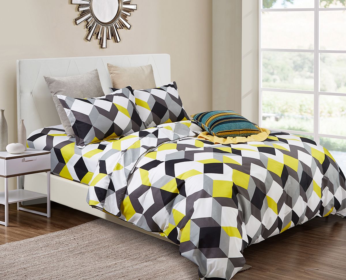 Jensson Quilt Cover Set – Multi – Super King