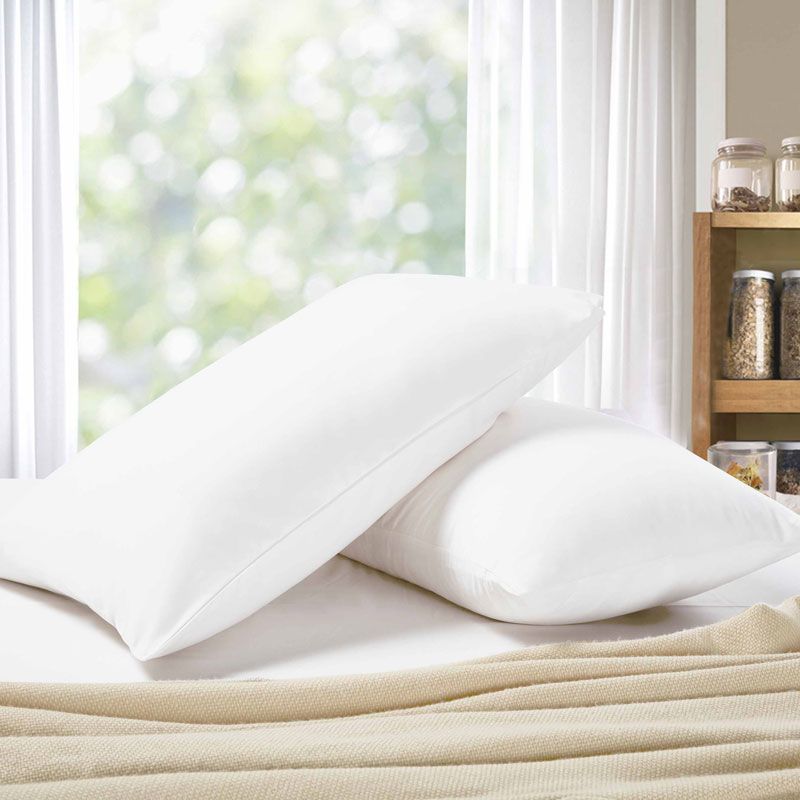 Arlo Premium Pillowcases – White – Queen
