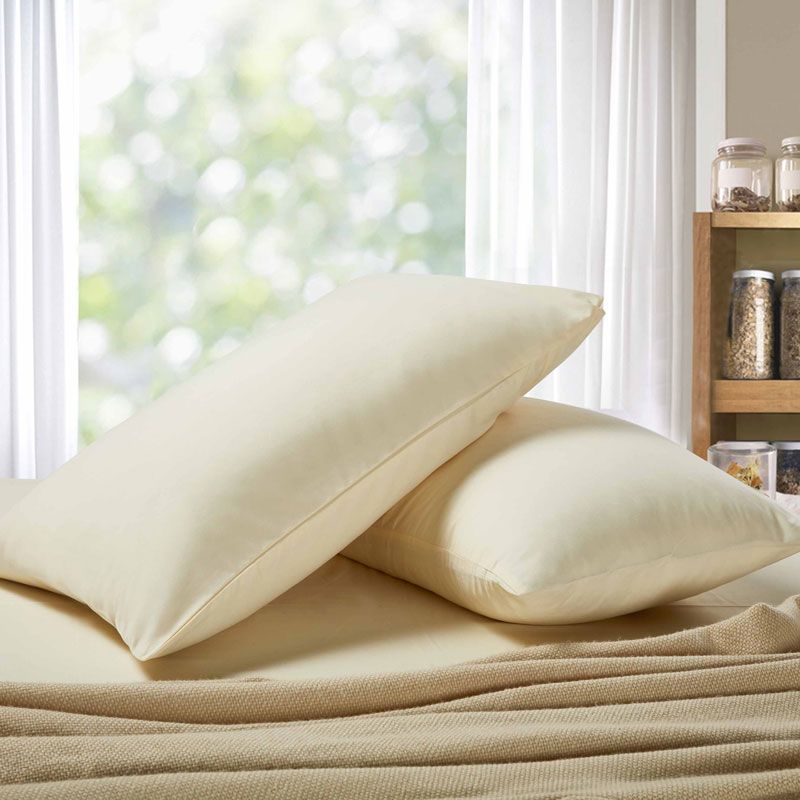 Cove Premium Pillowcases – Beige – Queen – Set of 2