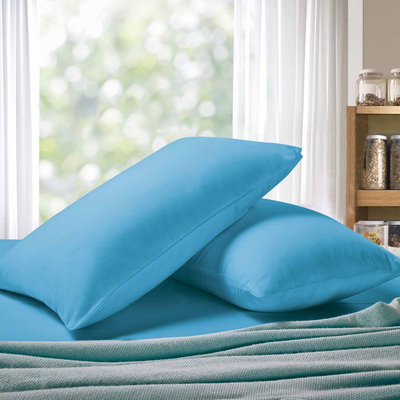 Rowan Premium Pillowcases – Blue – Queen