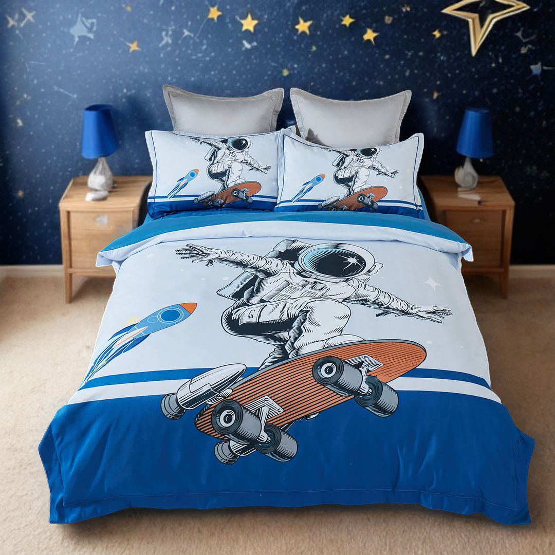 Astronaut Kids Quilt Cover Set – Double