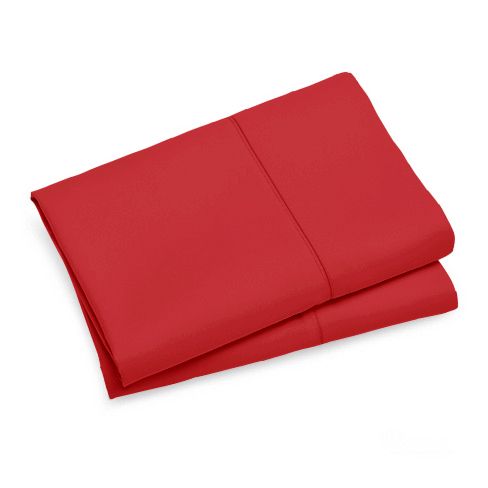 Arlo Premium Pillowcases – Red – Set of 2