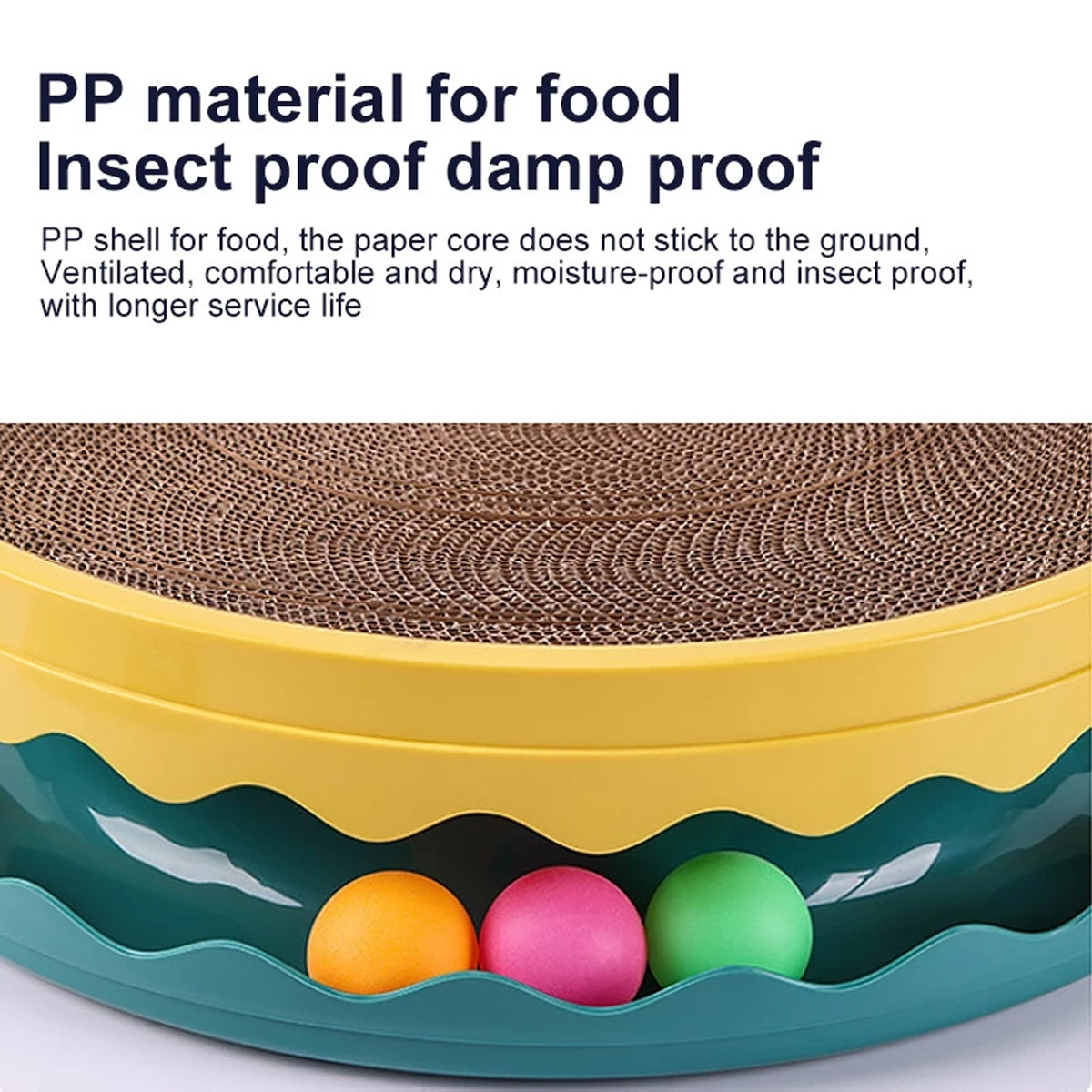 Monaco Modern Round Rug – Blue – Large