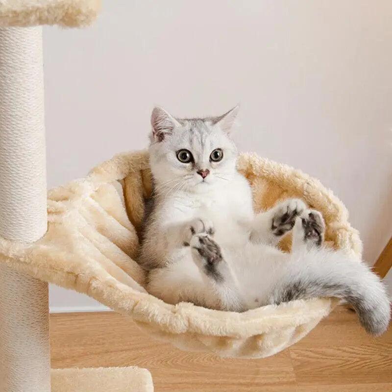 Kaleo Multi-Level Cat Tree – Grey – 135 cm