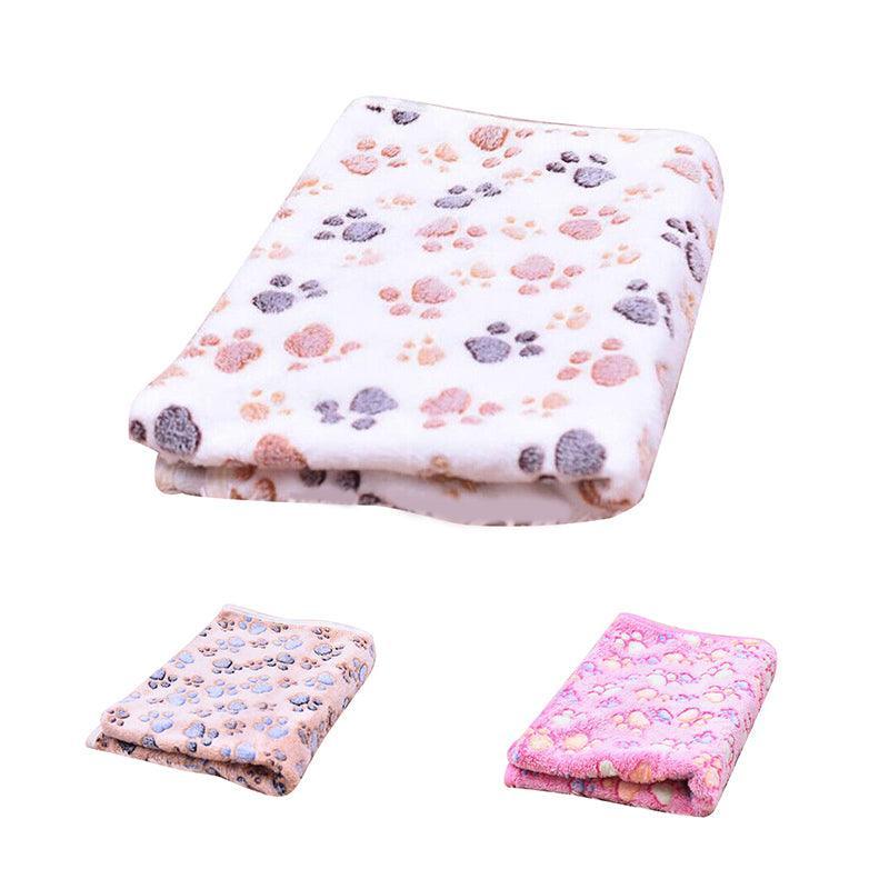 Pawprint Pet Blanket – Pink – Large