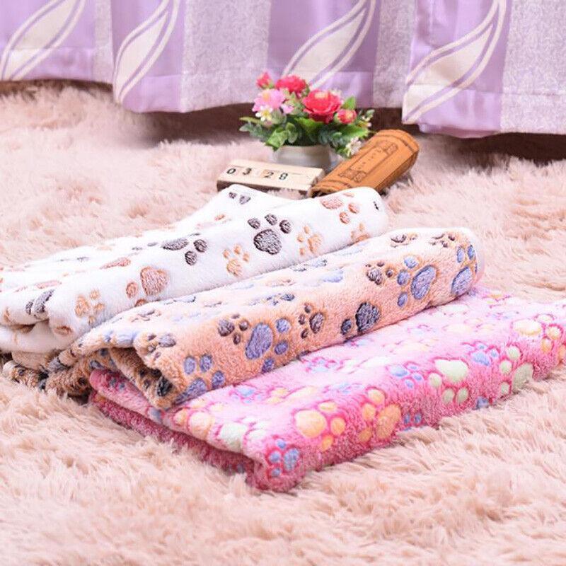 Pawprint Pet Blanket – Pink – Large