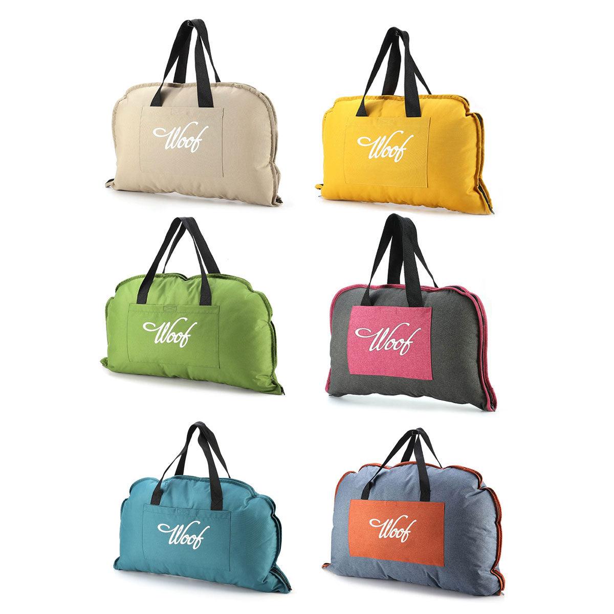 Rovato Portable Dog Travel Mat – Blue & Orange – Small