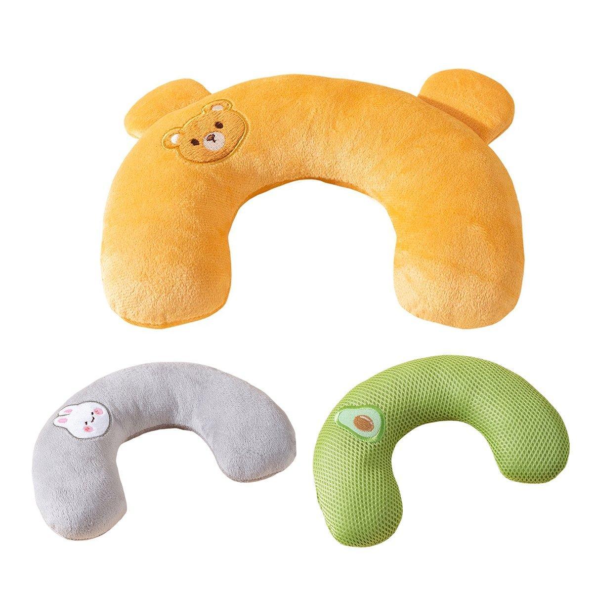 Nara Pet U-Shaped Sleeping Pillow – Grey