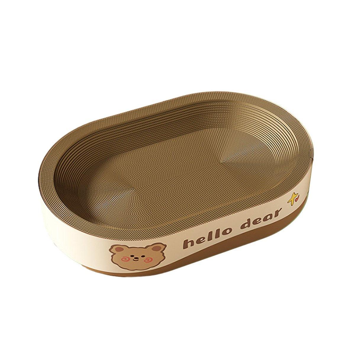 Willow Cat Scratching Board – Rabbit Pattern – Large