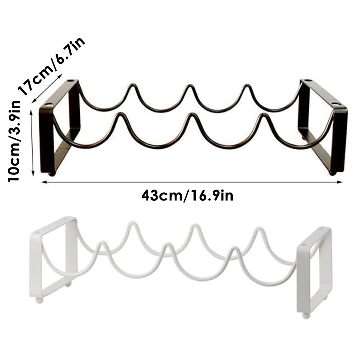 Ferrara Wine Rack – Brown – 5 Bottle