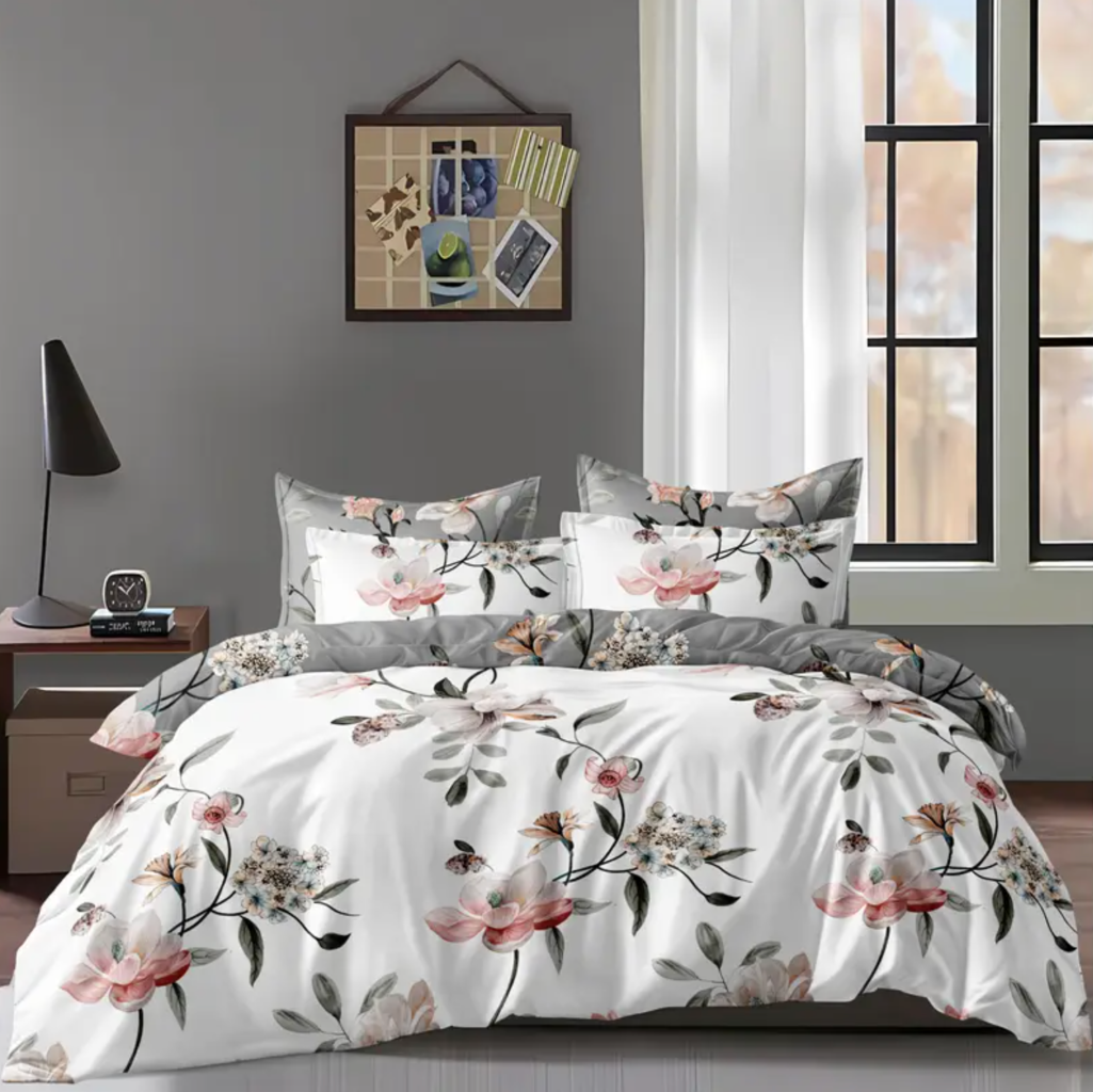 Shadow Bloom Quilt Cover Set - (2pcs, ) – Single