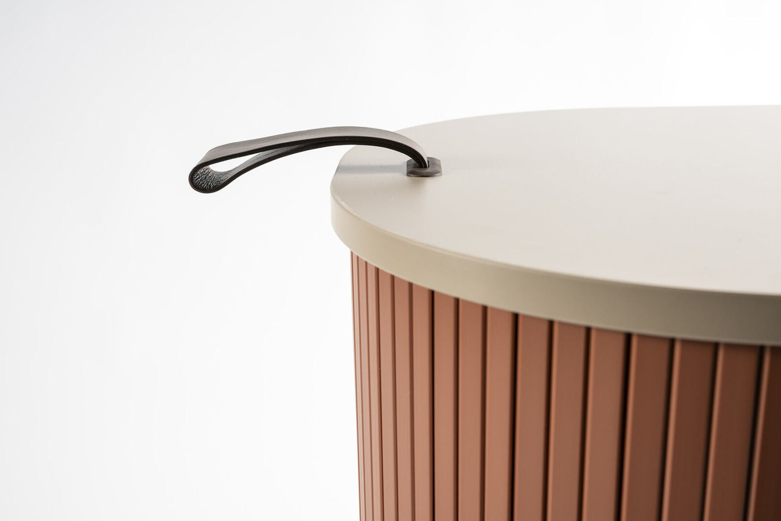 Orvella Mobile Roller Shutter Cabinet – Terracotta