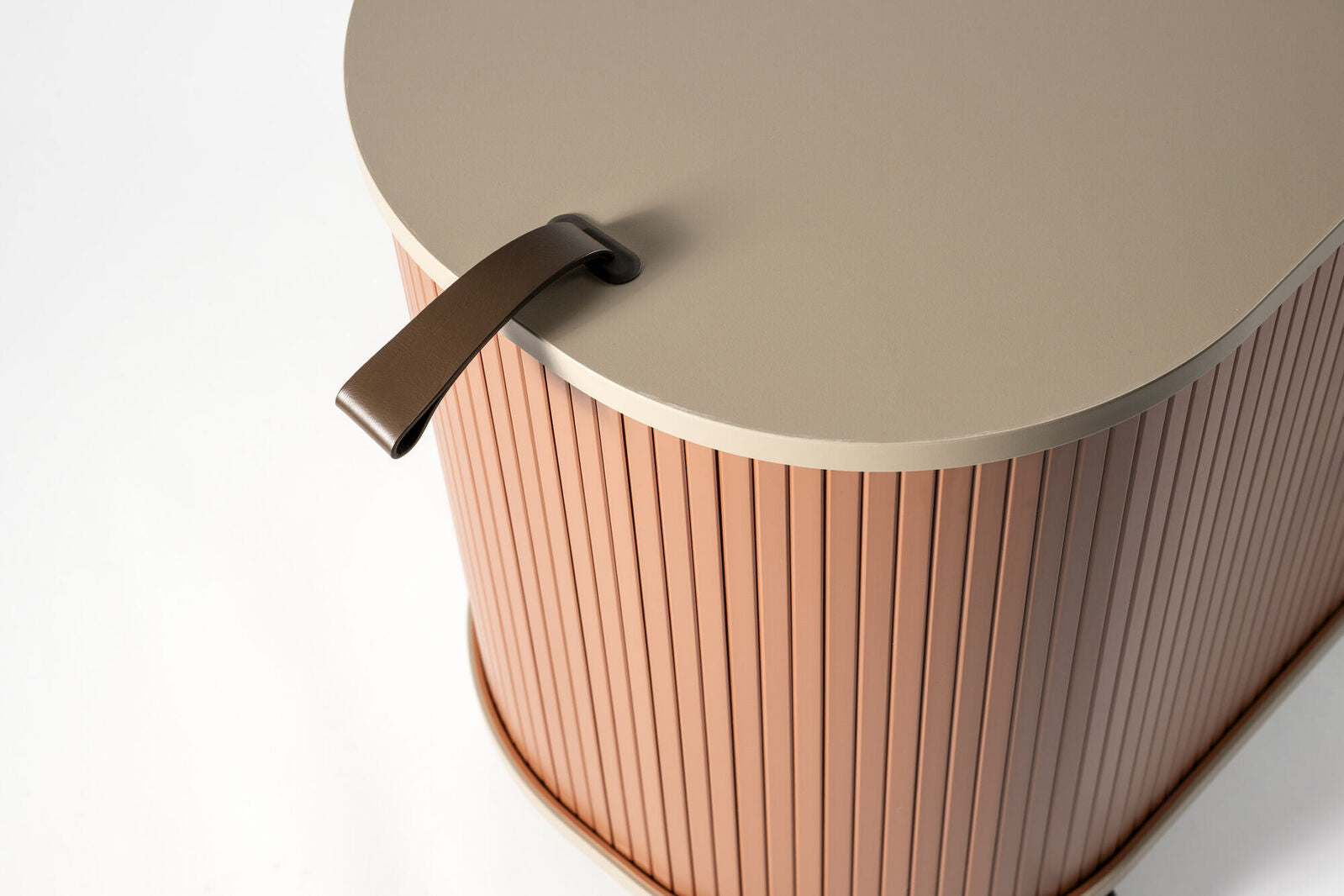 Orvella Mobile Roller Shutter Cabinet – Terracotta