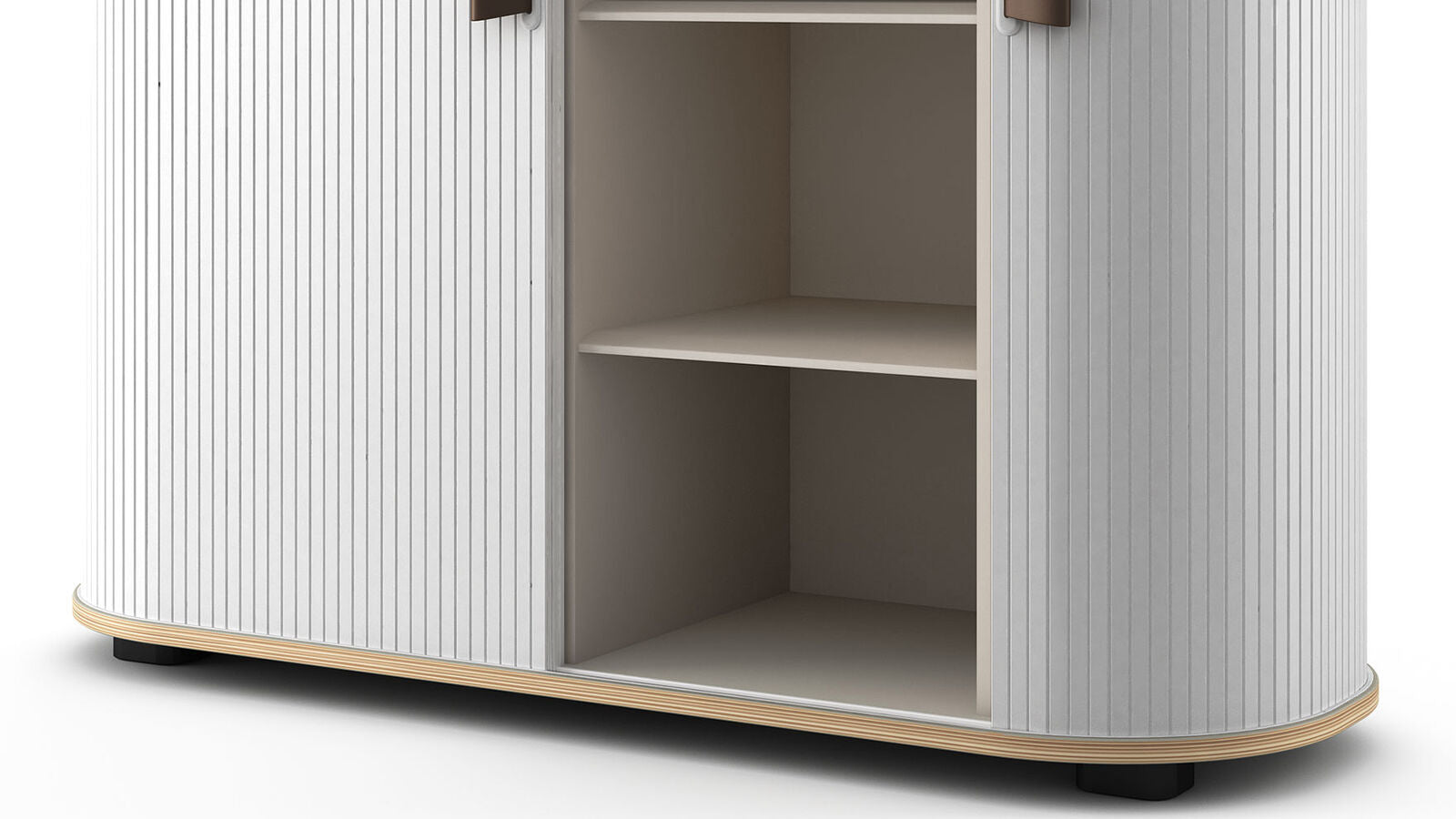 Orvella Mobile Roller Shutter Cabinet – Grey