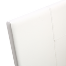 Rowan PU Leather Bed Frame – White – Single