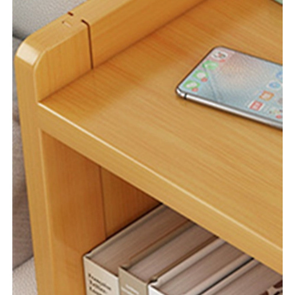 Kenzo Bamboo Bedside Table – Natural Wood – 40 cm