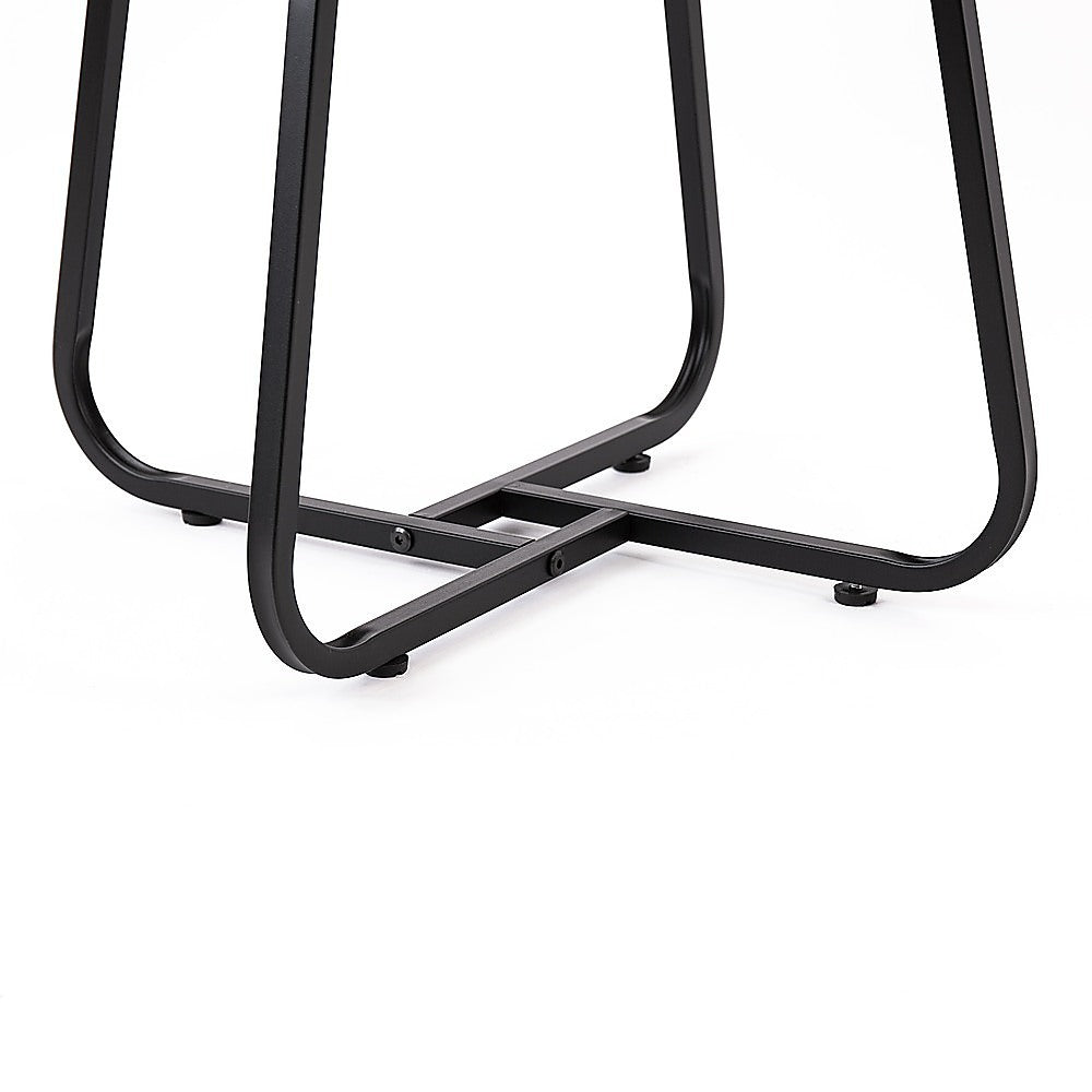 Kester Round Side Table – Black – 39 cm