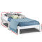 KING SINGLE Size - Basic Wooden Bed Frame - White