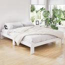 DOUBLE Size - Simple Wooden Bed Frame - White