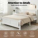 Rio Wooden Bed Frame – White – Double