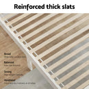 Rio Wooden Bed Frame – White – Double