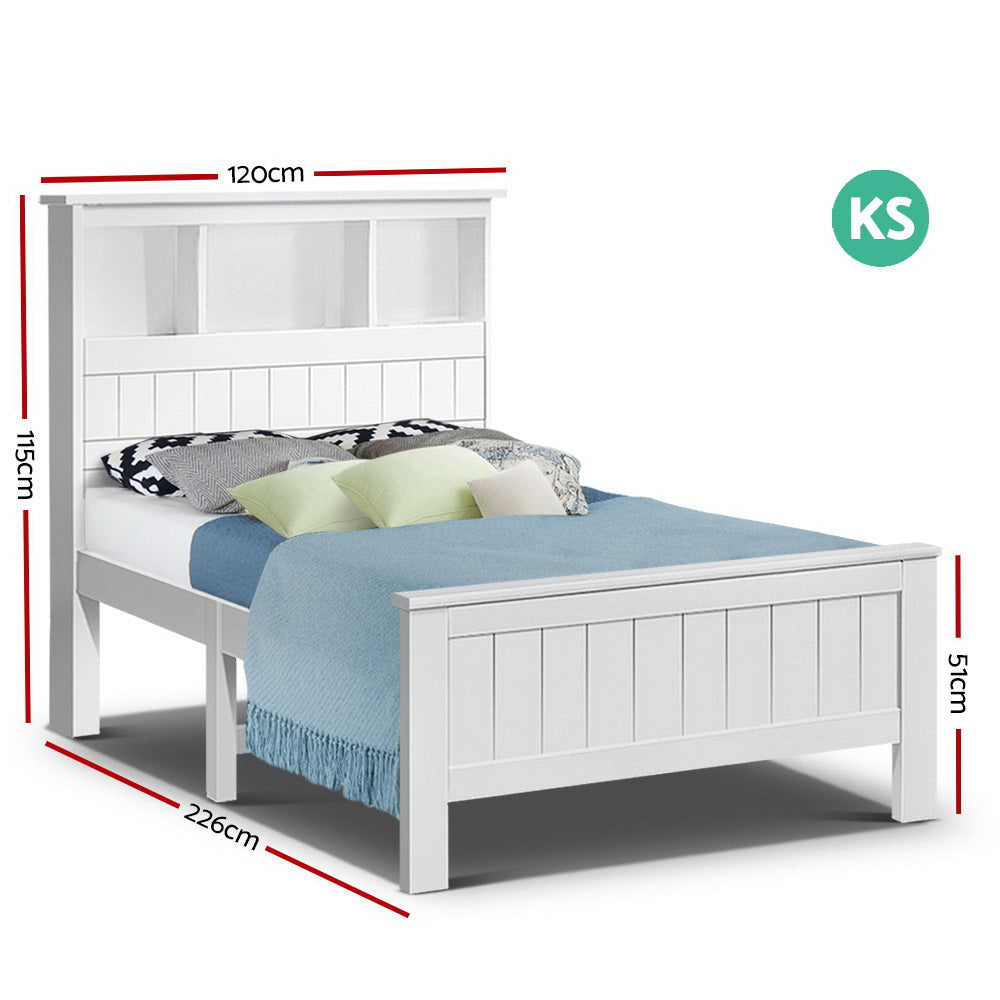 Wren Bed Head – White – King Single