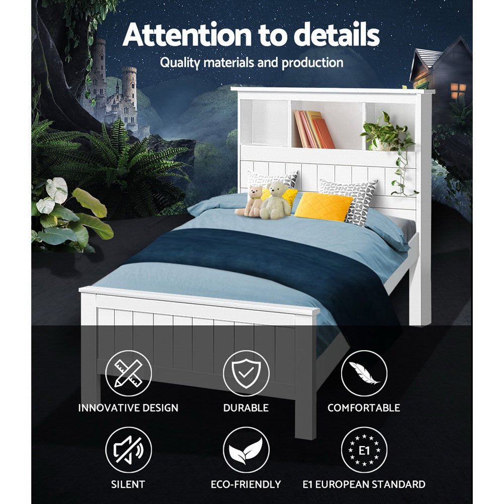 Wren Bed Head – White – King Single