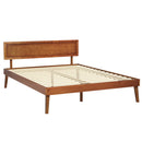 QUEEN Size - Wooden Base Bed Frame - Walnut