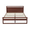DOUBLE Size - Wooden Bed Frame - Walnut