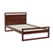 KING SINGLE Size - Wooden Bed Frame - Walnut