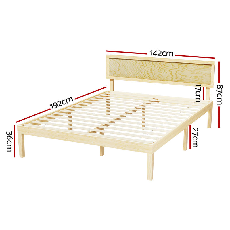 DOUBLE Size -  Wooden Timber Base Mattress Platform