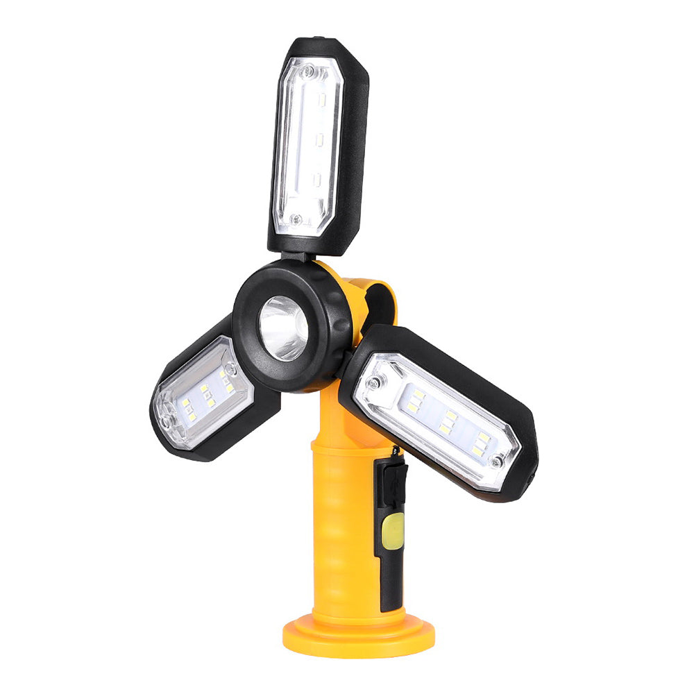 Beacon USB Rechargeable Work Light – Yellow – Foldable